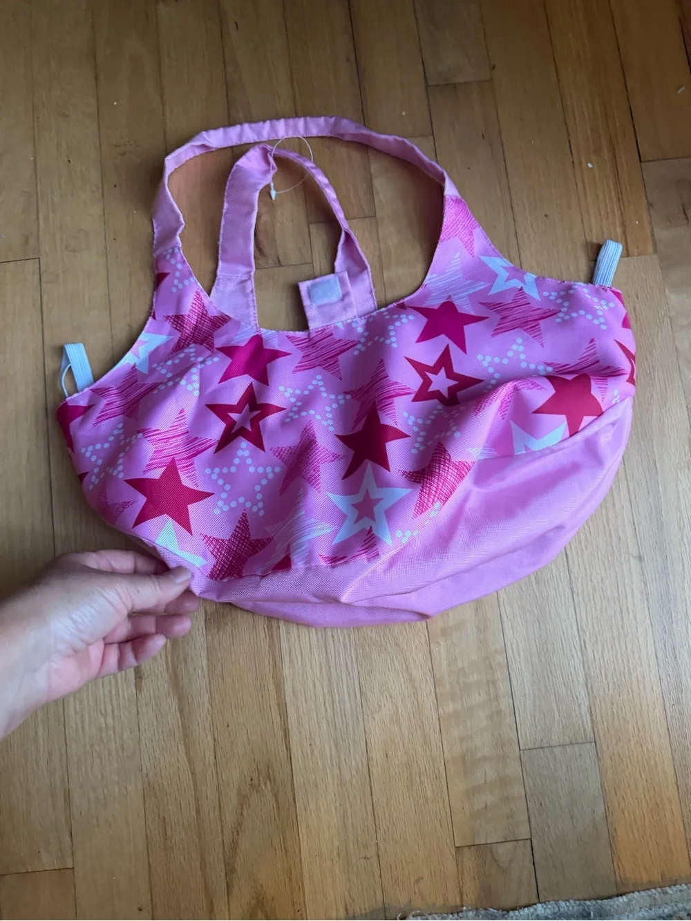 Pink Star-Print Kids Dress-Up Apron